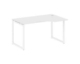 Стол криволинейный правый на О-образном м/к 1400x900x750 Metal System Quattro 4x4 images