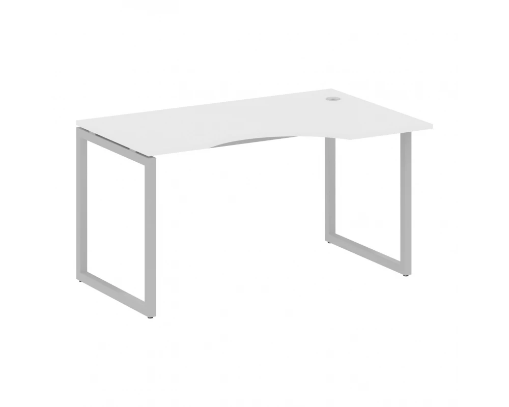 Стол криволинейный правый на О-образном м/к 1400x900x750 Metal System Quattro 4x4