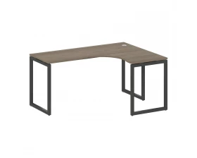 Стол криволинейный правый на О-образном м/к 1600x1200x750 Metal System Quattro 4x4 images