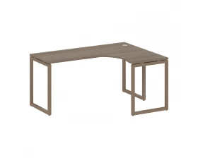 Стол криволинейный правый на О-образном м/к 1600x1200x750 Metal System Quattro 4x4 images