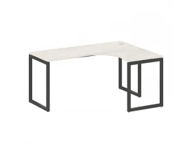 Стол криволинейный правый на О-образном м/к 1600x1200x750 Metal System Quattro 4x4 images