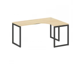 Стол криволинейный правый на О-образном м/к 1600x1200x750 Metal System Quattro 4x4 images