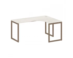 Стол криволинейный правый на О-образном м/к 1600x1200x750 Metal System Quattro 4x4 images