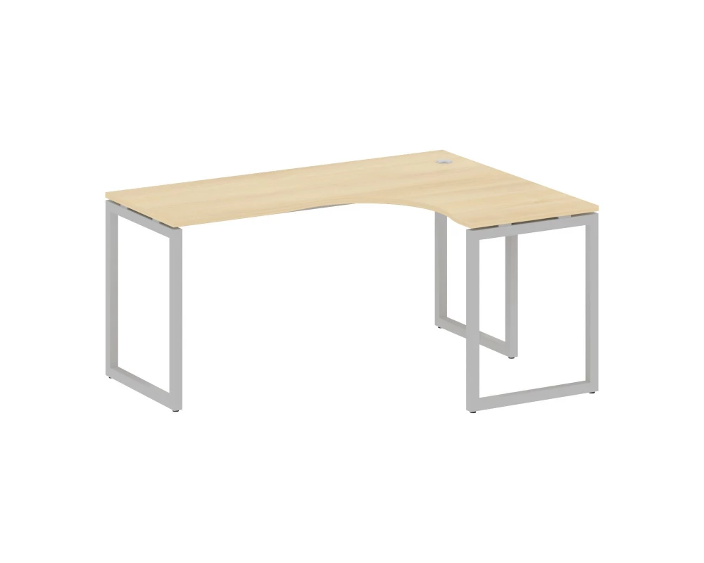 Стол криволинейный правый на О-образном м/к 1600x1200x750 Metal System Quattro 4x4