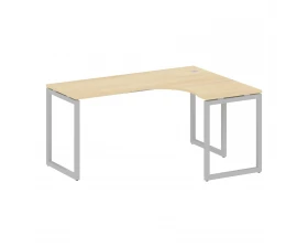 Стол криволинейный правый на О-образном м/к 1600x1200x750 Metal System Quattro 4x4 images