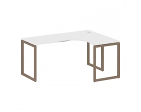 Стол криволинейный правый на О-образном м/к 1600x1200x750 Metal System Quattro 4x4 images