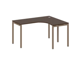 Стол криволинейный правый на П-образном м/к 1400x1200x750 Metal System Quattro 4x4 images