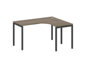 Стол криволинейный правый на П-образном м/к 1400x1200x750 Metal System Quattro 4x4 images