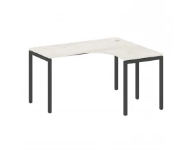 Стол криволинейный правый на П-образном м/к 1400x1200x750 Metal System Quattro 4x4 images