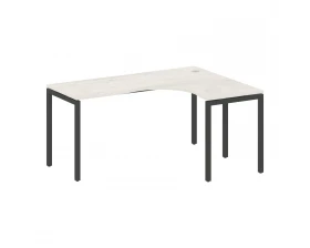 Стол криволинейный правый на П-образном м/к 1600x1200x750 Metal System Quattro 4x4 images