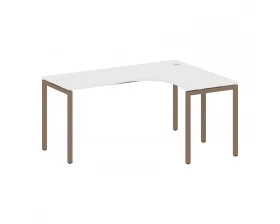 Стол криволинейный правый на П-образном м/к 1600x1200x750 Metal System Quattro 4x4 images