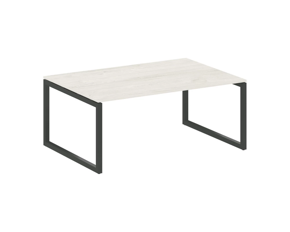 Переговорный стол (1 столешница) на О-образном м/к 1800x1235x750 Metal System Quattro 5x5