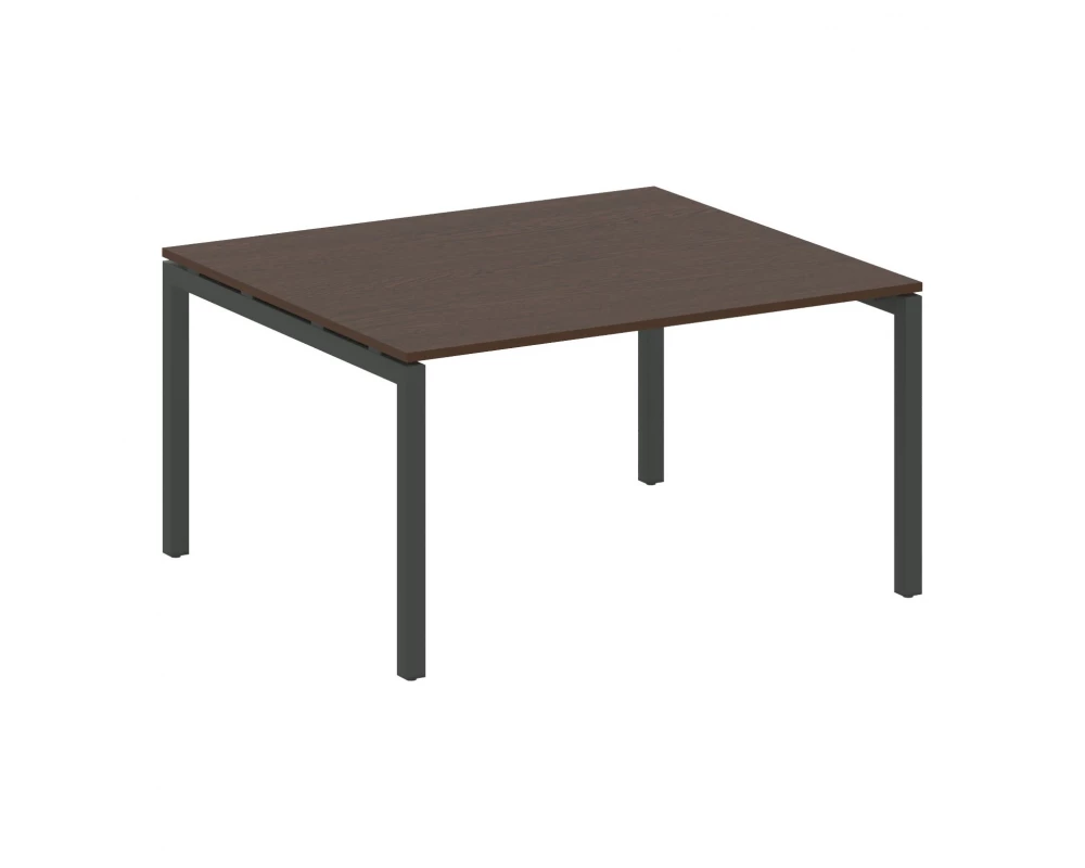 Переговорный стол (1 столешница) на П-образном м/к 1400x1235x750 Metal System Quattro 5x5