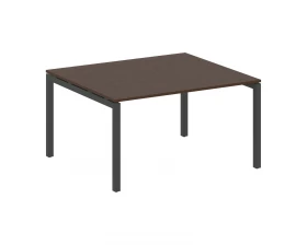 Переговорный стол (1 столешница) на П-образном м/к 1400x1235x750 Metal System Quattro 5x5 images