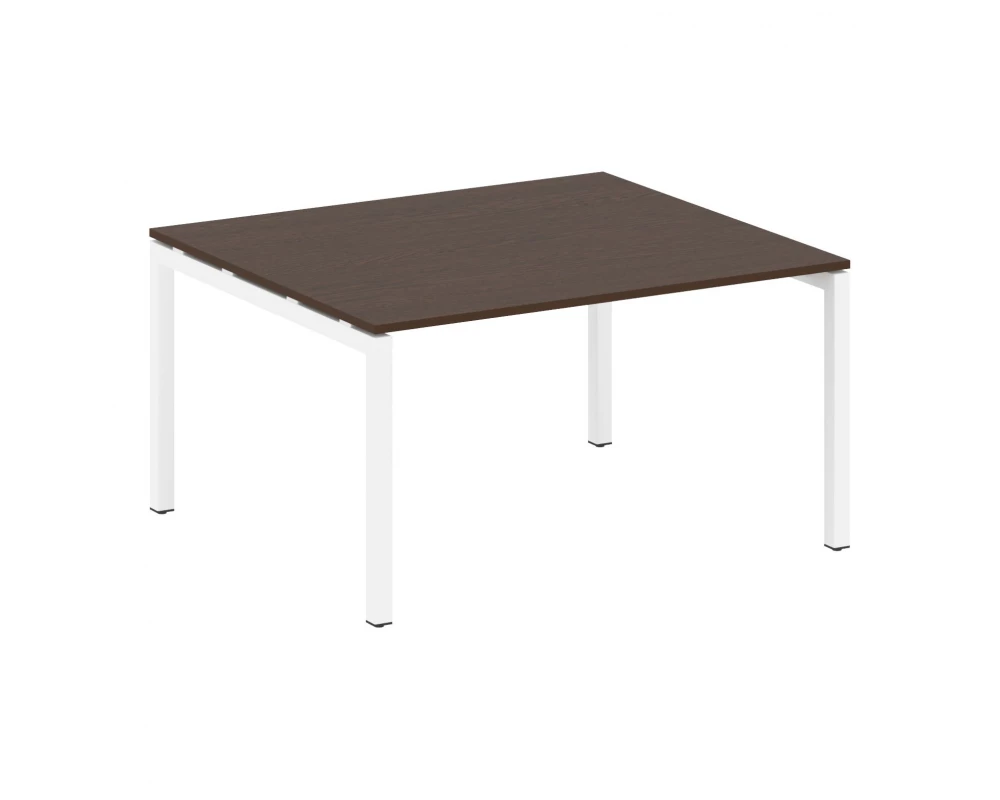 Переговорный стол (1 столешница) на П-образном м/к 1400x1235x750 Metal System Quattro 5x5