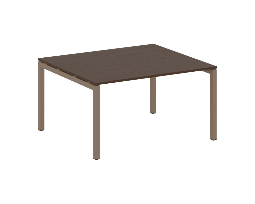 Переговорный стол (1 столешница) на П-образном м/к 1400x1235x750 Metal System Quattro 5x5