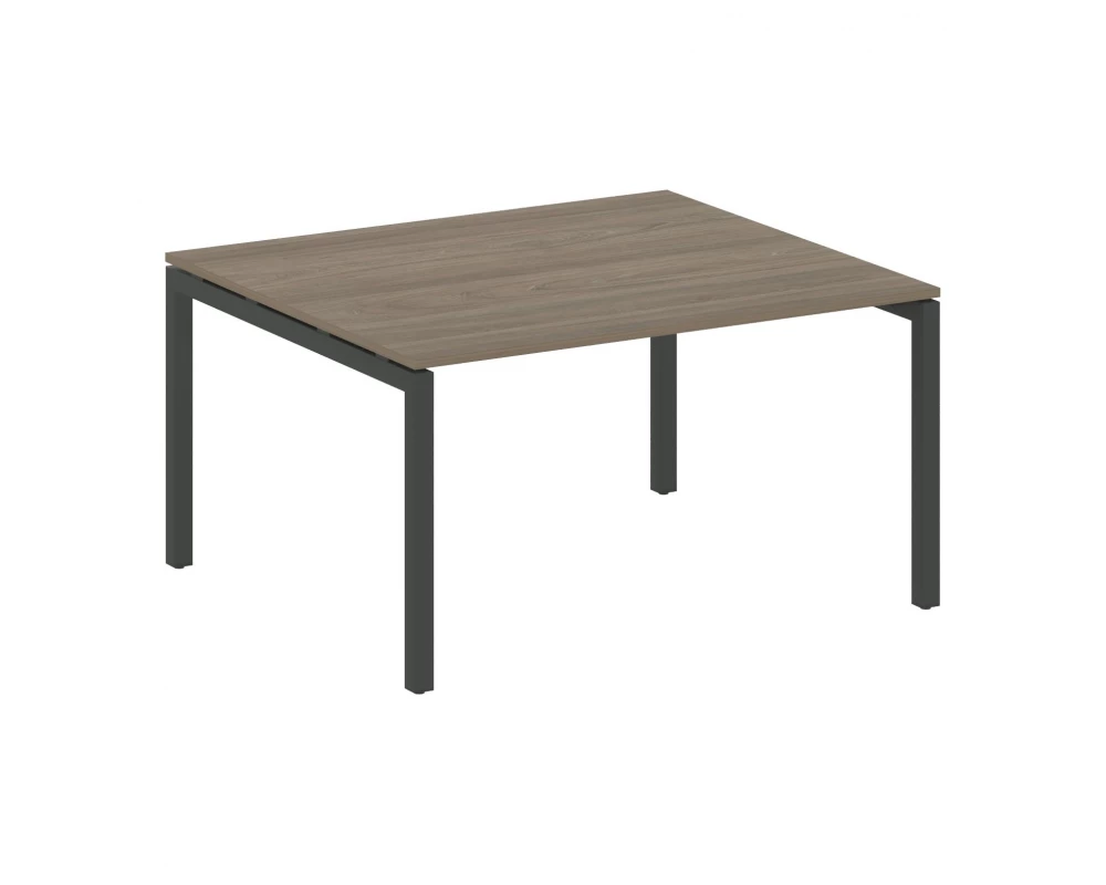 Переговорный стол (1 столешница) на П-образном м/к 1400x1235x750 Metal System Quattro 5x5