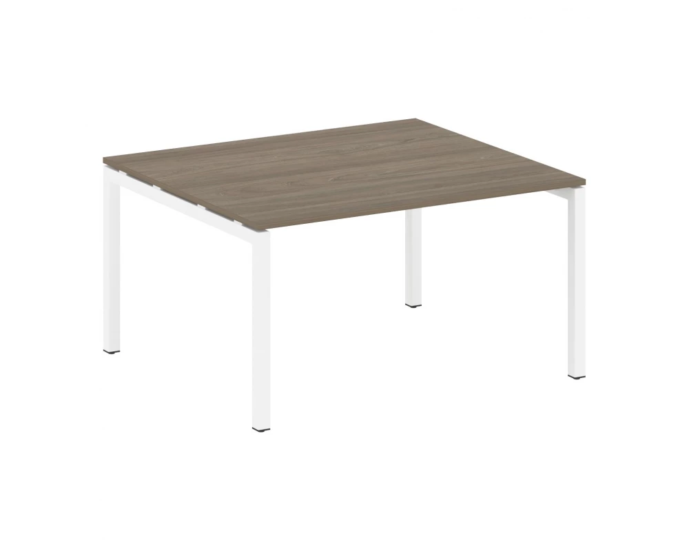 Переговорный стол (1 столешница) на П-образном м/к 1400x1235x750 Metal System Quattro 5x5