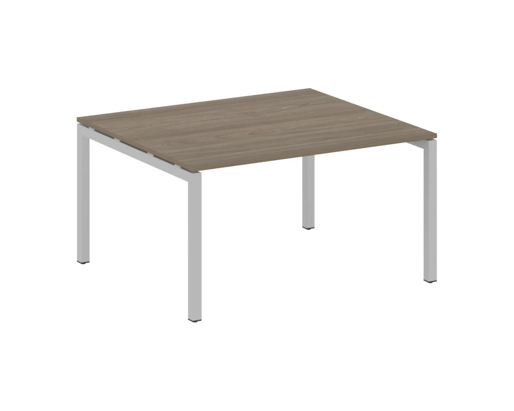 Переговорный стол (1 столешница) на П-образном м/к 1400x1235x750 Metal System Quattro 5x5