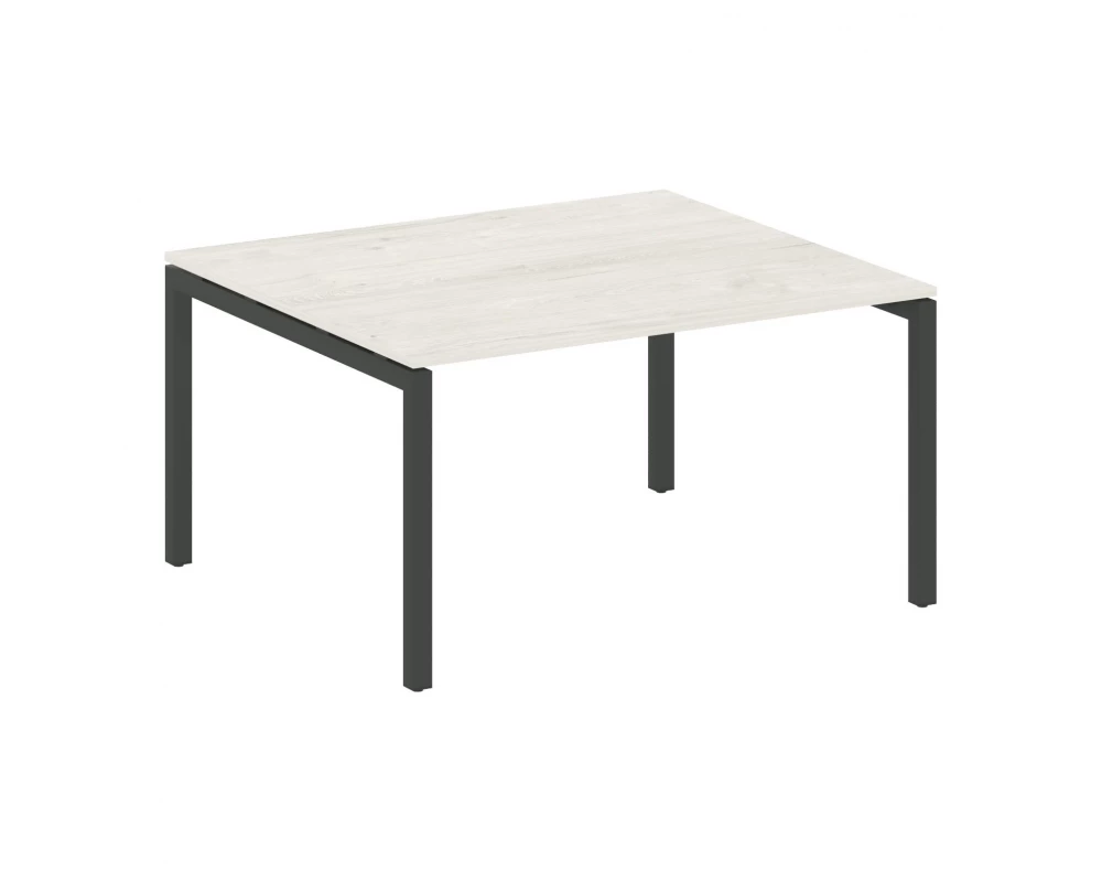 Переговорный стол (1 столешница) на П-образном м/к 1400x1235x750 Metal System Quattro 5x5