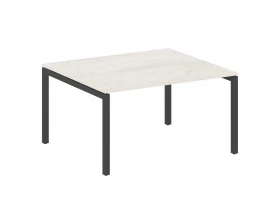 Переговорный стол (1 столешница) на П-образном м/к 1400x1235x750 Metal System Quattro 5x5 images
