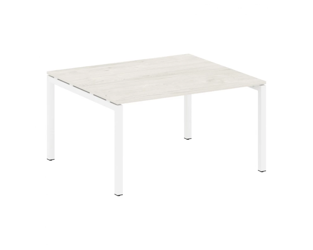 Переговорный стол (1 столешница) на П-образном м/к 1400x1235x750 Metal System Quattro 5x5