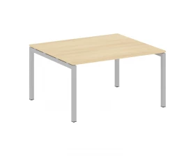 Переговорный стол (1 столешница) на П-образном м/к 1400x1235x750 Metal System Quattro 5x5 images