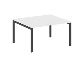 Переговорный стол (1 столешница) на П-образном м/к 1400x1235x750 Metal System Quattro 5x5 images