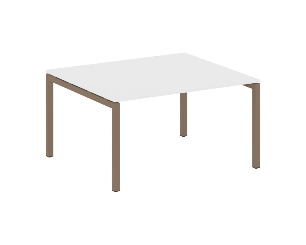 Переговорный стол (1 столешница) на П-образном м/к 1400x1235x750 Metal System Quattro 5x5