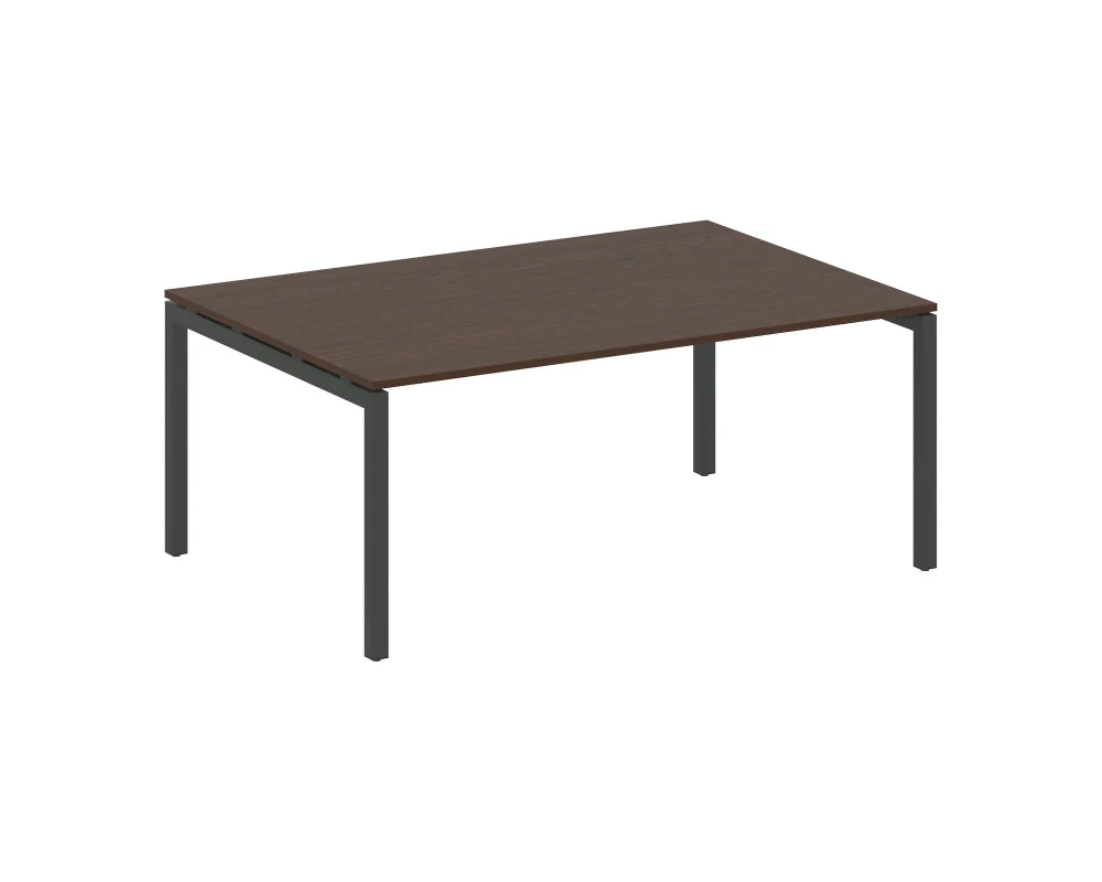 Переговорный стол (1 столешница) на П-образном м/к 1800x1235x750 Metal System Quattro 5x5