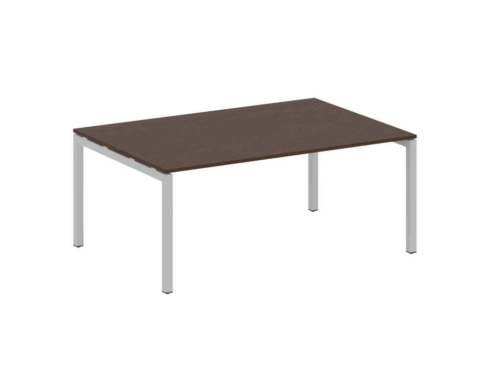 Переговорный стол (1 столешница) на П-образном м/к 1800x1235x750 Metal System Quattro 5x5