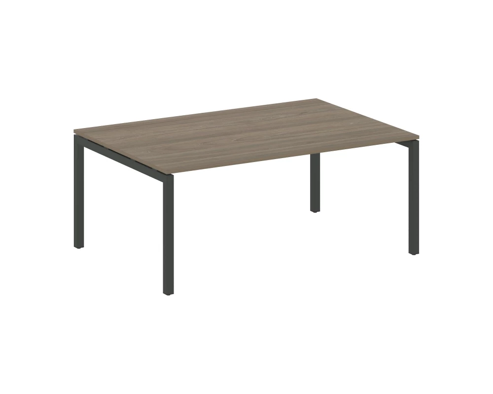 Переговорный стол (1 столешница) на П-образном м/к 1800x1235x750 Metal System Quattro 5x5