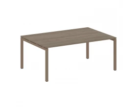 Переговорный стол (1 столешница) на П-образном м/к 1800x1235x750 Metal System Quattro 5x5 images