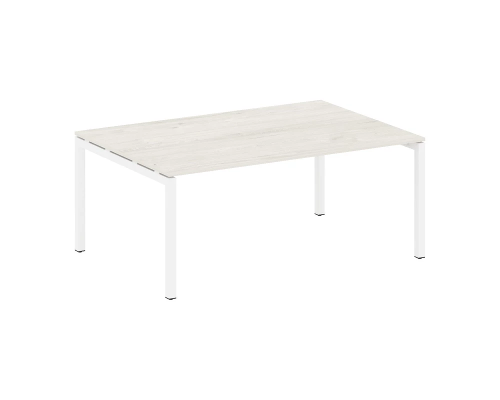 Переговорный стол (1 столешница) на П-образном м/к 1800x1235x750 Metal System Quattro 5x5