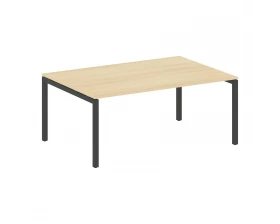 Переговорный стол (1 столешница) на П-образном м/к 1800x1235x750 Metal System Quattro 5x5 images