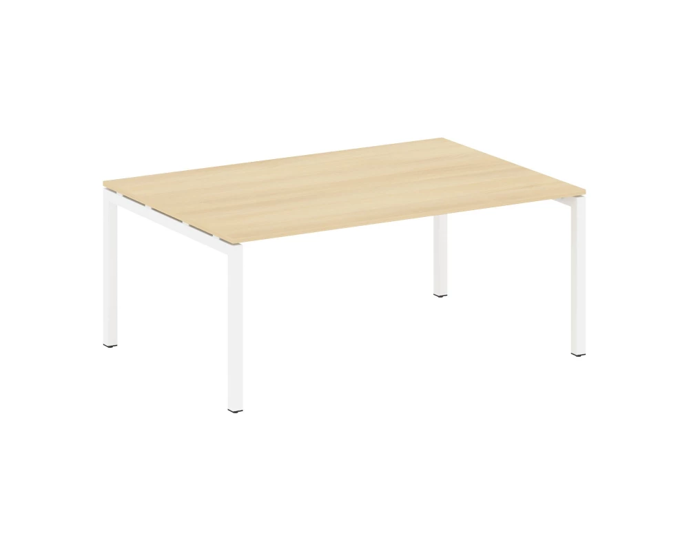 Переговорный стол (1 столешница) на П-образном м/к 1800x1235x750 Metal System Quattro 5x5