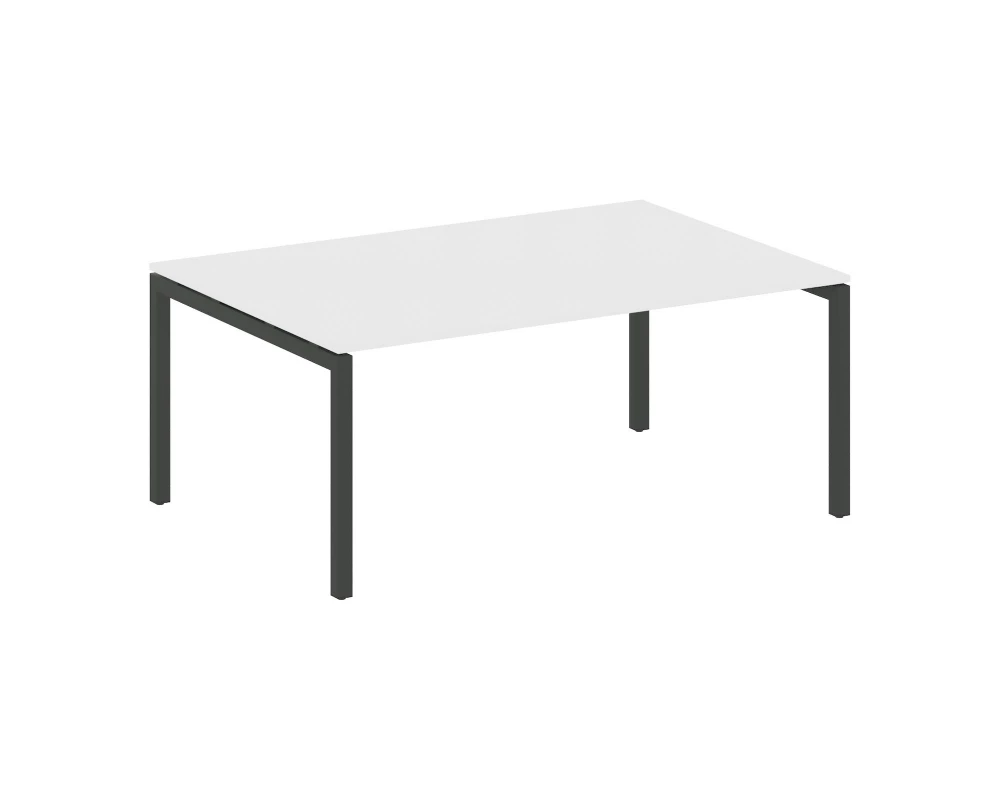 Переговорный стол (1 столешница) на П-образном м/к 1800x1235x750 Metal System Quattro 5x5