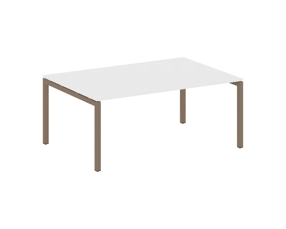 Переговорный стол (1 столешница) на П-образном м/к 1800x1235x750 Metal System Quattro 5x5