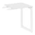 Белый/Металл белый
