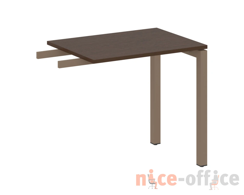 Приставной элемент на П-образном м/к 800x600x750 Метал Систем Куатро 5x5 / Metal System Quattro 5x5