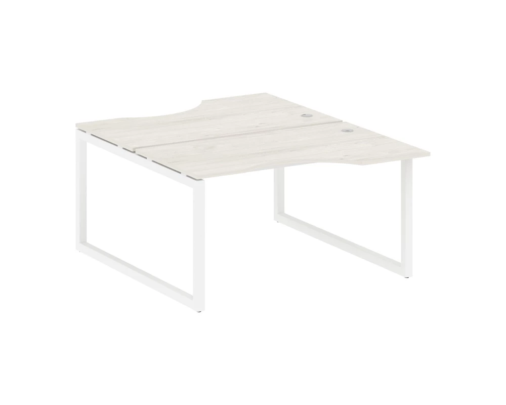 Рабочая станция криволинейная на О-образном м/к 1400x1835x750 Metal System Quattro 5x5