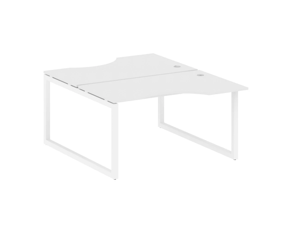 Рабочая станция криволинейная на О-образном м/к 1400x1835x750 Metal System Quattro 5x5