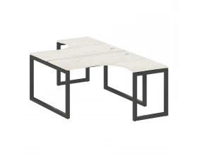 Рабочая станция криволинейная на О-образном м/к 1400x2435x750 Metal System Quattro 5x5 images