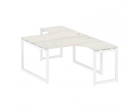 Рабочая станция криволинейная на О-образном м/к 1400x2435x750 Metal System Quattro 5x5 images