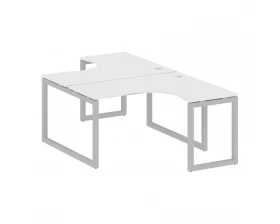 Рабочая станция криволинейная на О-образном м/к 1400x2435x750 Metal System Quattro 5x5 images