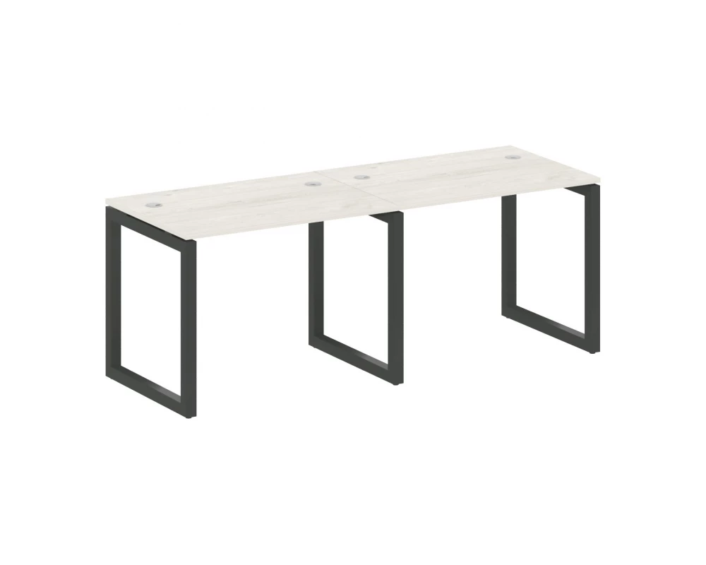 Рабочая станция на 2 места на О-образном м/к 2000x720x750 Metal System Quattro 5x5