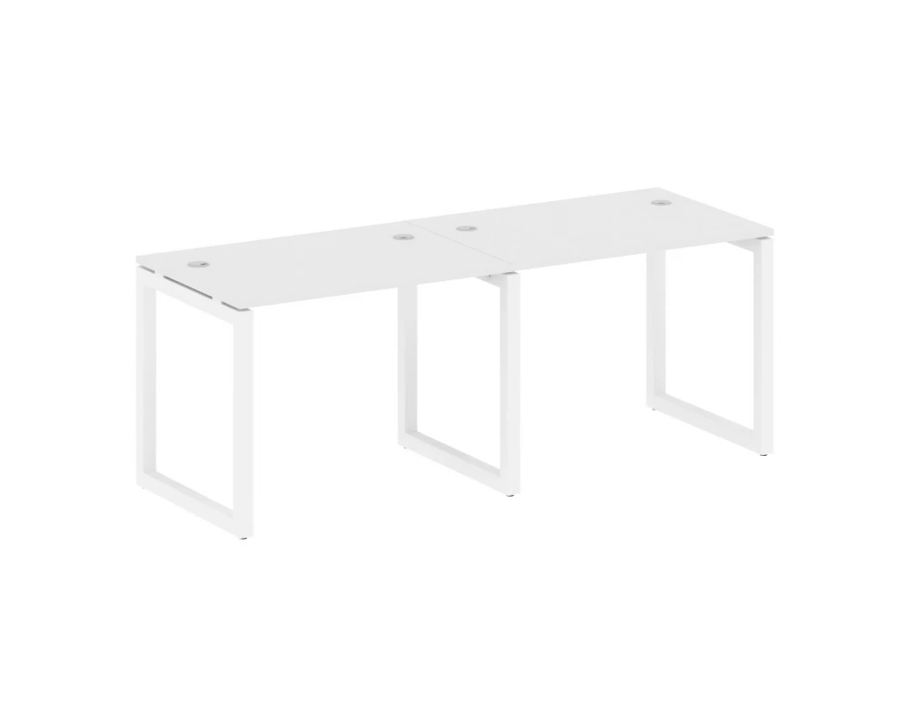 Рабочая станция на 2 места на О-образном м/к 2000x720x750 Metal System Quattro 5x5