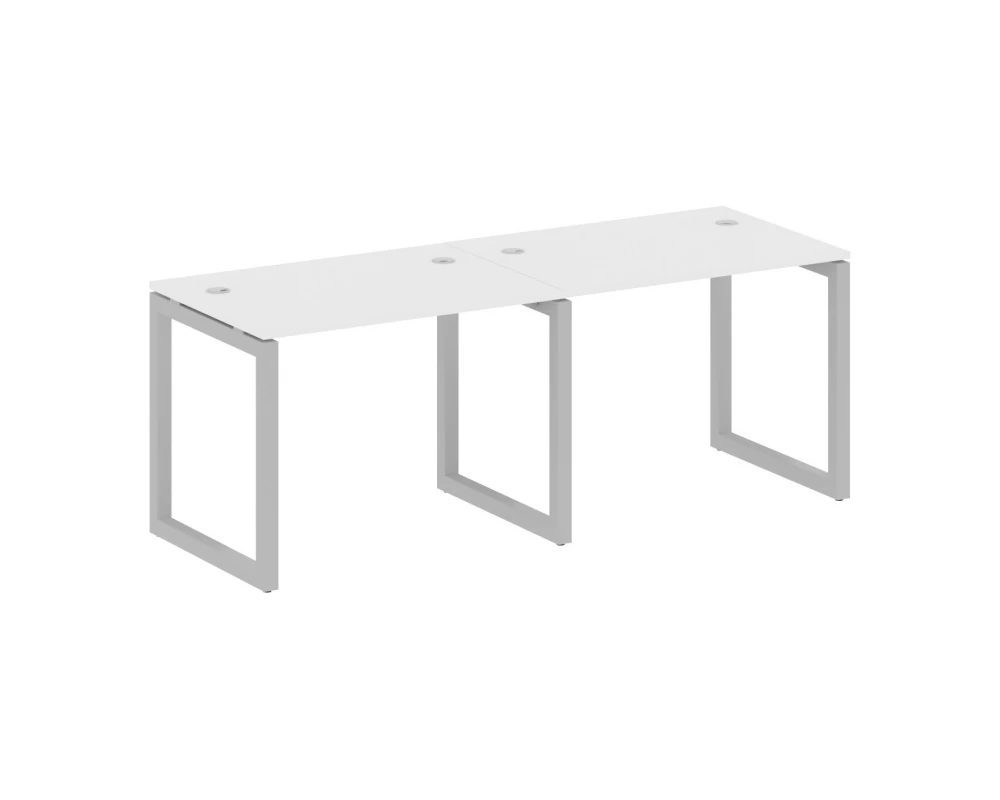 Рабочая станция на 2 места на О-образном м/к 2000x720x750 Metal System Quattro 5x5