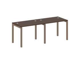 Рабочая станция на 2 места на П-образном м/к 2000x720x750 Metal System Quattro 5x5 images