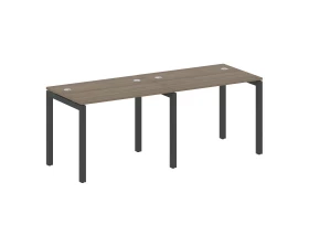 Рабочая станция на 2 места на П-образном м/к 2000x720x750 Metal System Quattro 5x5 images